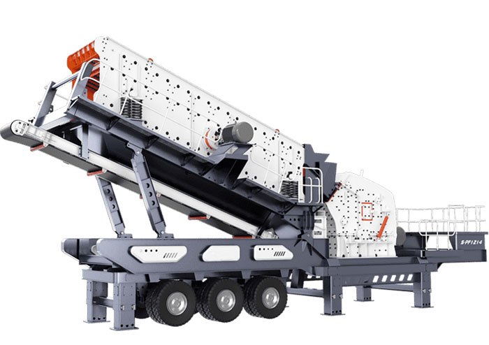 反擊式移動(dòng)破碎站